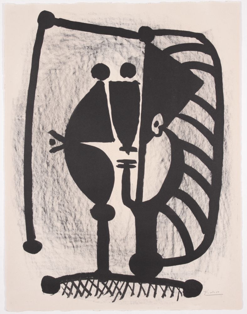 Lithographie Picasso - Figure, 1948
