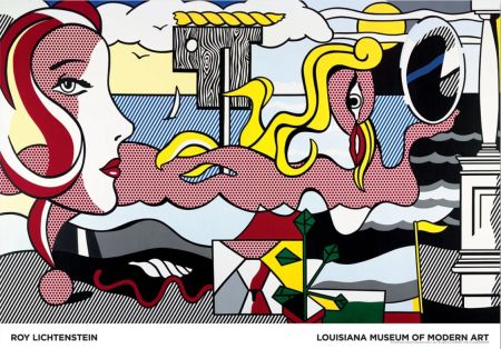 Affiche Lichtenstein - Figures in Landscape
