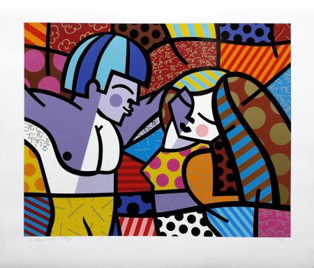 Sérigraphie Britto - FIRST LOVE