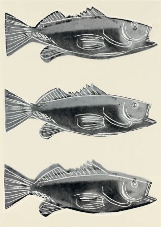 Sérigraphie Warhol - Fish - wallpaper