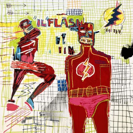 Sérigraphie Basquiat - Flash in Naples
