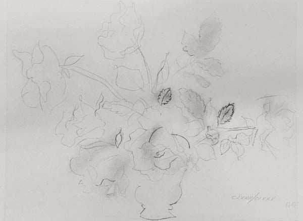 Lithographie Dufy - « Fleurs II »