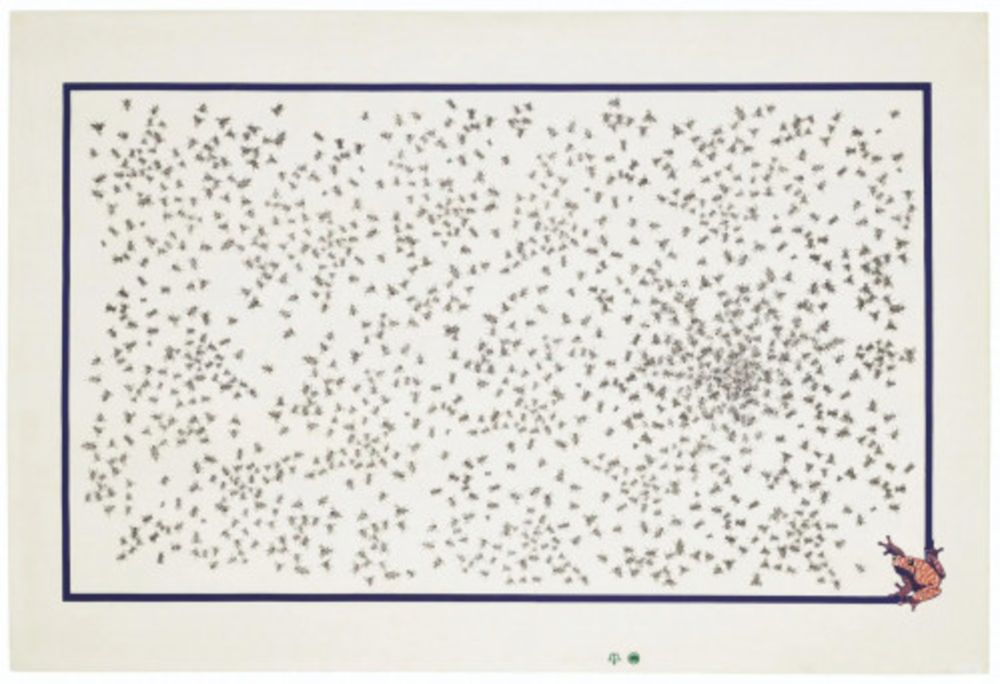 Lithographie Ruscha - Flies and Frog