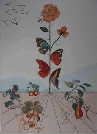 Lithographie Dali - Flordali II