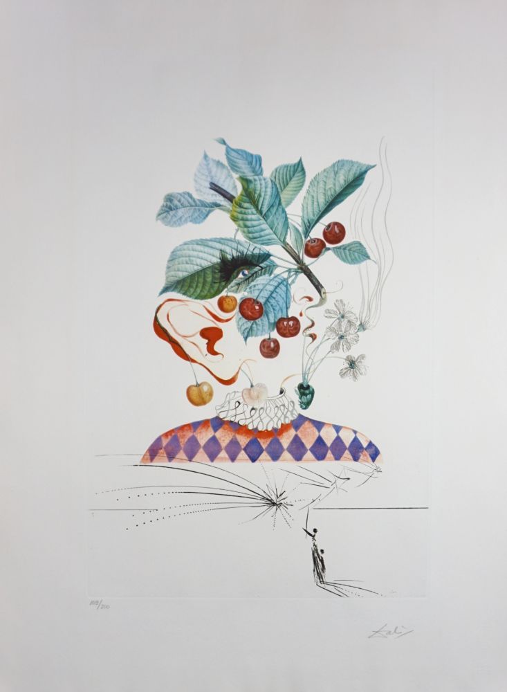 Gravure Dali - FlorDali/Les Fruits Cherries