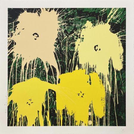 Sérigraphie Mr. Brainwash - Flowarh$ - II (B)