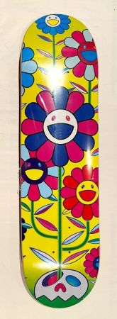 Sérigraphie Murakami - Flower Cluster Skate Deck