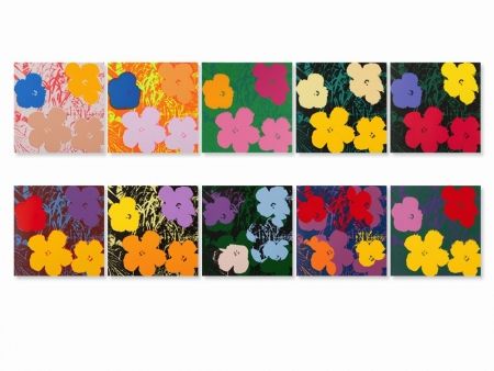 Sérigraphie Warhol (After) - Flowers
