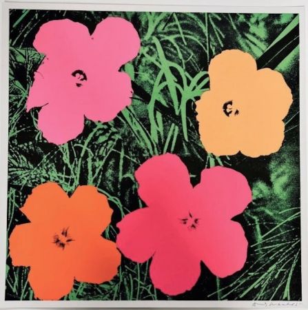 Lithographie Warhol - Flowers
