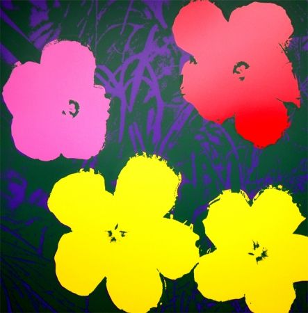 Sérigraphie Warhol (After) - Flowers 11.65