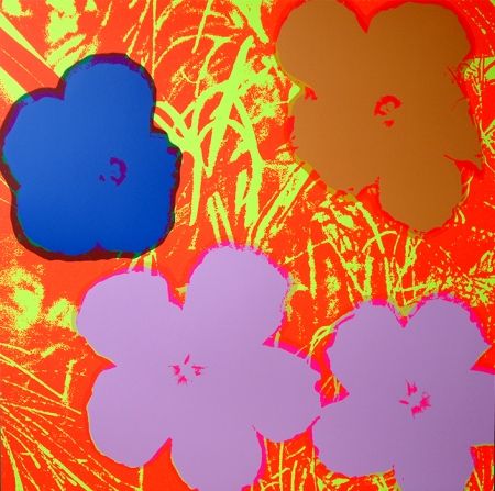 Sérigraphie Warhol (After) - Flowers 11.69