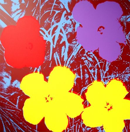 Sérigraphie Warhol (After) - Flowers 11.71