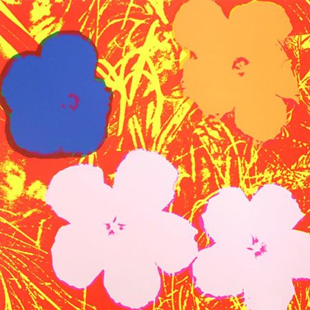 Sérigraphie Warhol - Flowers 69