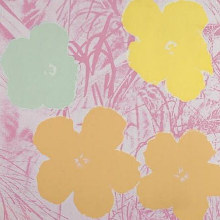 Sérigraphie Warhol - Flowers 70