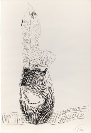 Sérigraphie Warhol - Flowers (black and white) ) (F. & S. II.105)