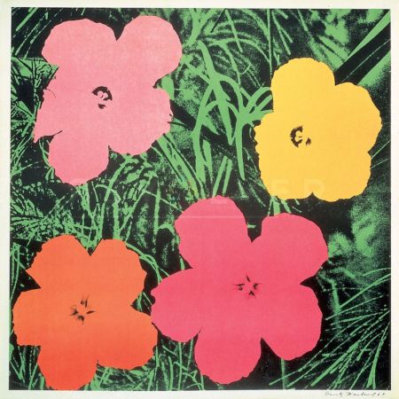 Sérigraphie Warhol - Flowers (FS II.6)