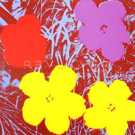 Sérigraphie Warhol - Flowers (FS II.71)