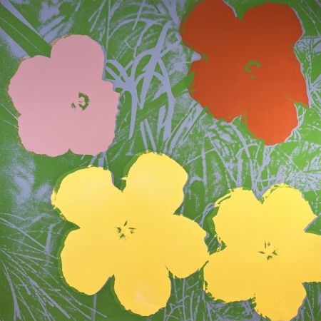 Sérigraphie Warhol - Flowers II.65