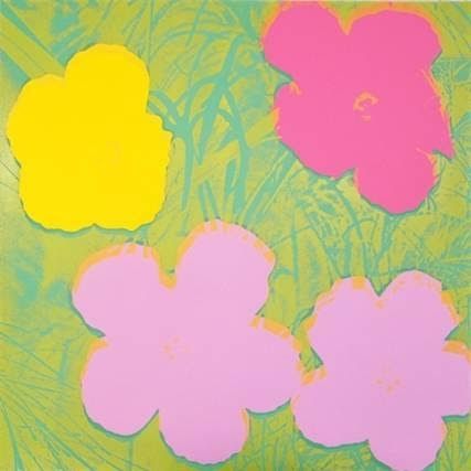Sérigraphie Warhol - Flowers II.68