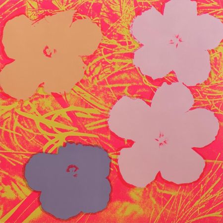 Sérigraphie Warhol - Flowers, II.69