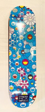 Sérigraphie Murakami - Flowers Skate Deck