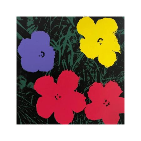 Sérigraphie Warhol - Flowers X 