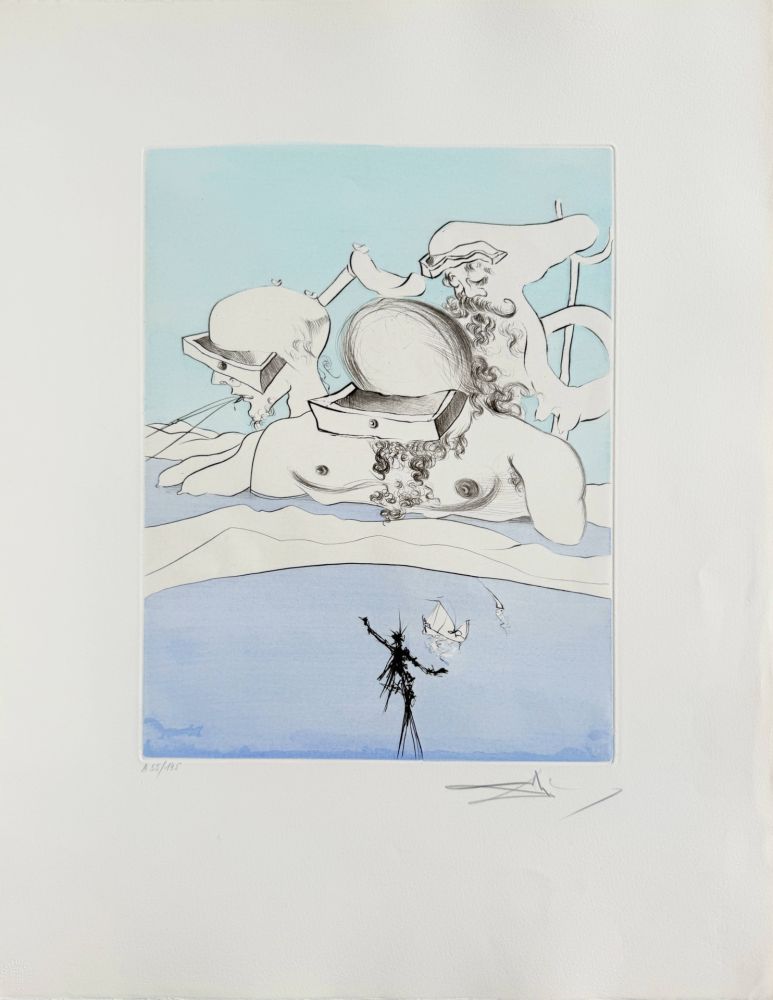 Eau-Forte Dali - Flung Out Like a Fag-end by the Big-Wigs