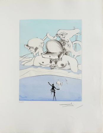 Eau-Forte Dali - Flung Out Like a Fag-end by the Big-Wigs