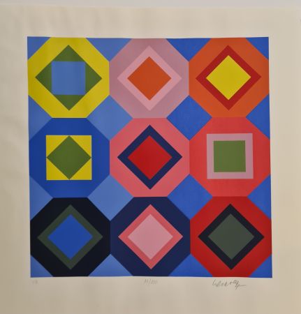 Sérigraphie Vasarely - Folkokta 