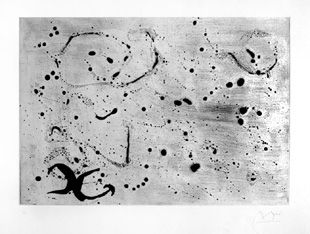 Gravure Miró - Fond marin
