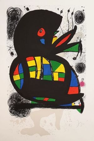 Lithographie Miró - Fondation Maeght