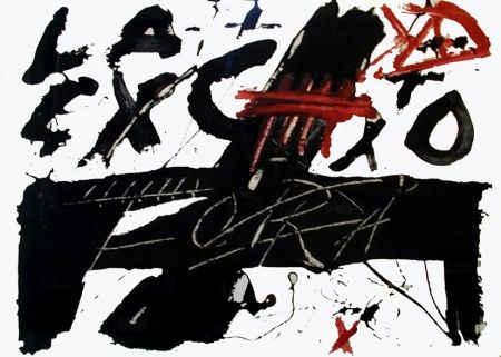 Gravure Tàpies - Fora