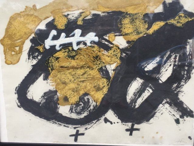 Eau-Forte Tàpies - Formes I Vernis