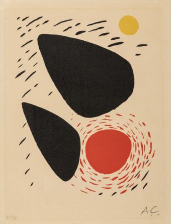 Lithographie Calder - Forms in Motion
