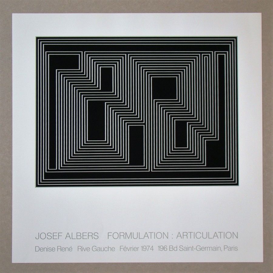 Sérigraphie Albers - Formulation : Articulation