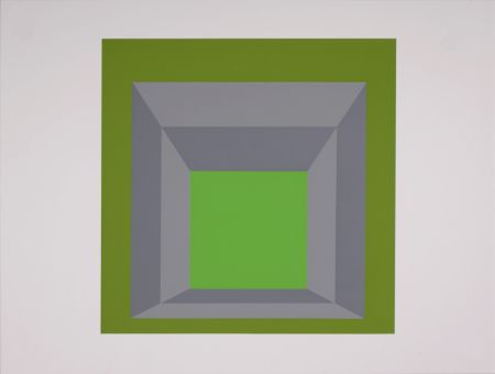 Sérigraphie Albers - Formulation Articulation II (A), 1972