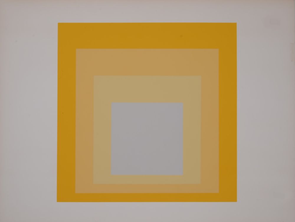 Sérigraphie Albers - Formulation Articulation II (D), 1972