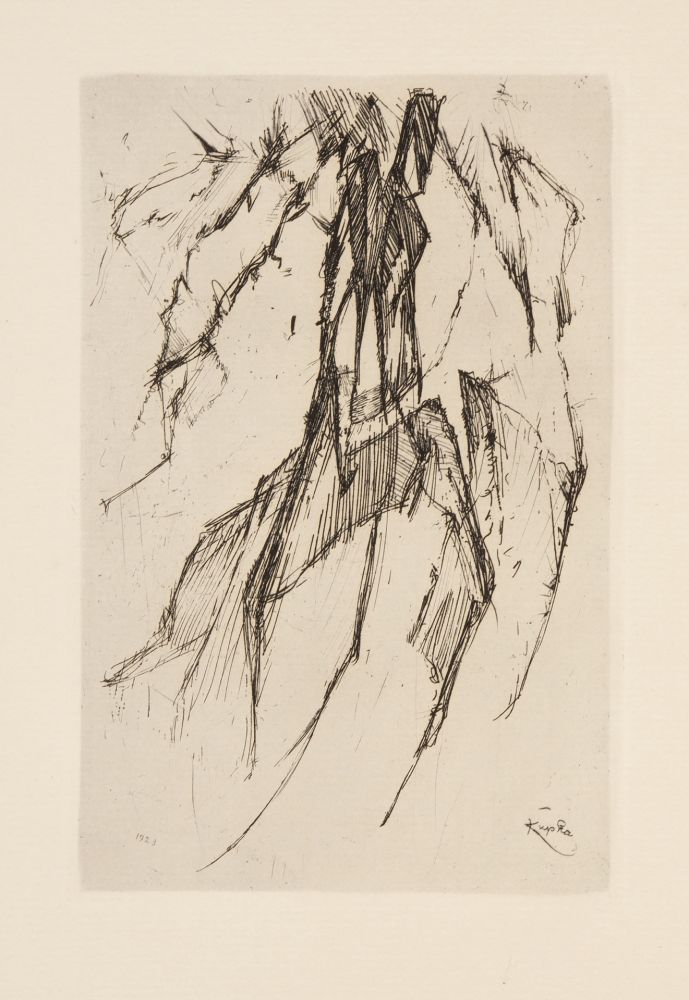 Gravure Kupka - Fountain