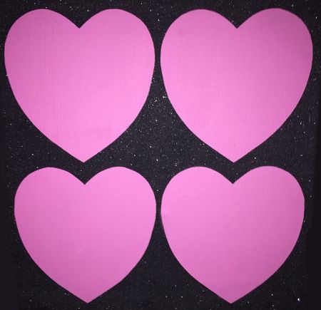 Sérigraphie Warhol - Four Hearts