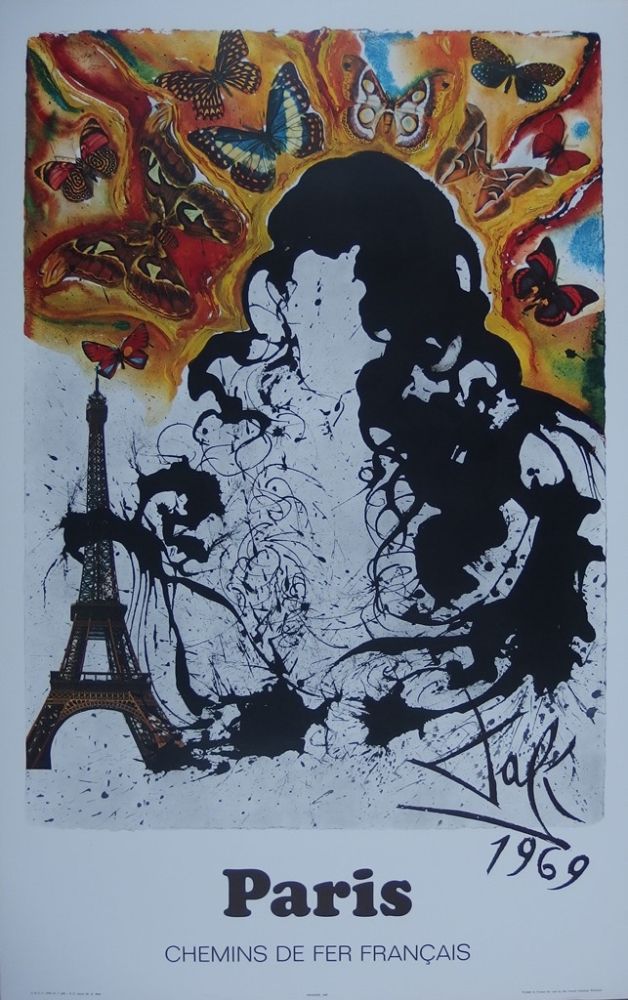 Gravure Dali - France : Paris (SNCF)