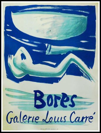 Affiche Bores - FRANCISCO BORES - GALERIE LOUIS CARRÉ