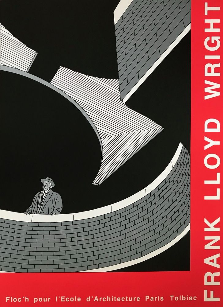 Sérigraphie Floc'h - Franck LLoyd Wright
