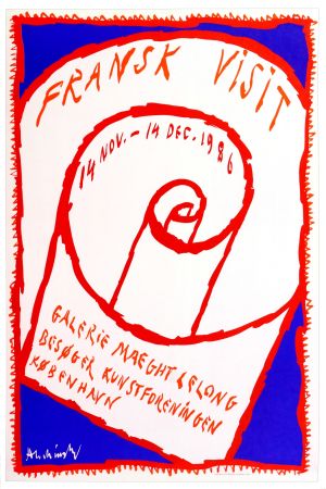 Affiche Alechinsky - Frank Visit