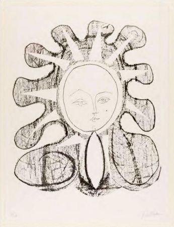 Lithographie Picasso - Françoise en soleil