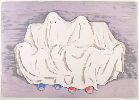 Lithographie Rielly - French Ghosts