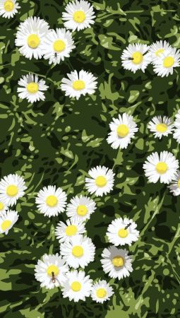 Aucune Technique Opie - French Landscapes: Daisies