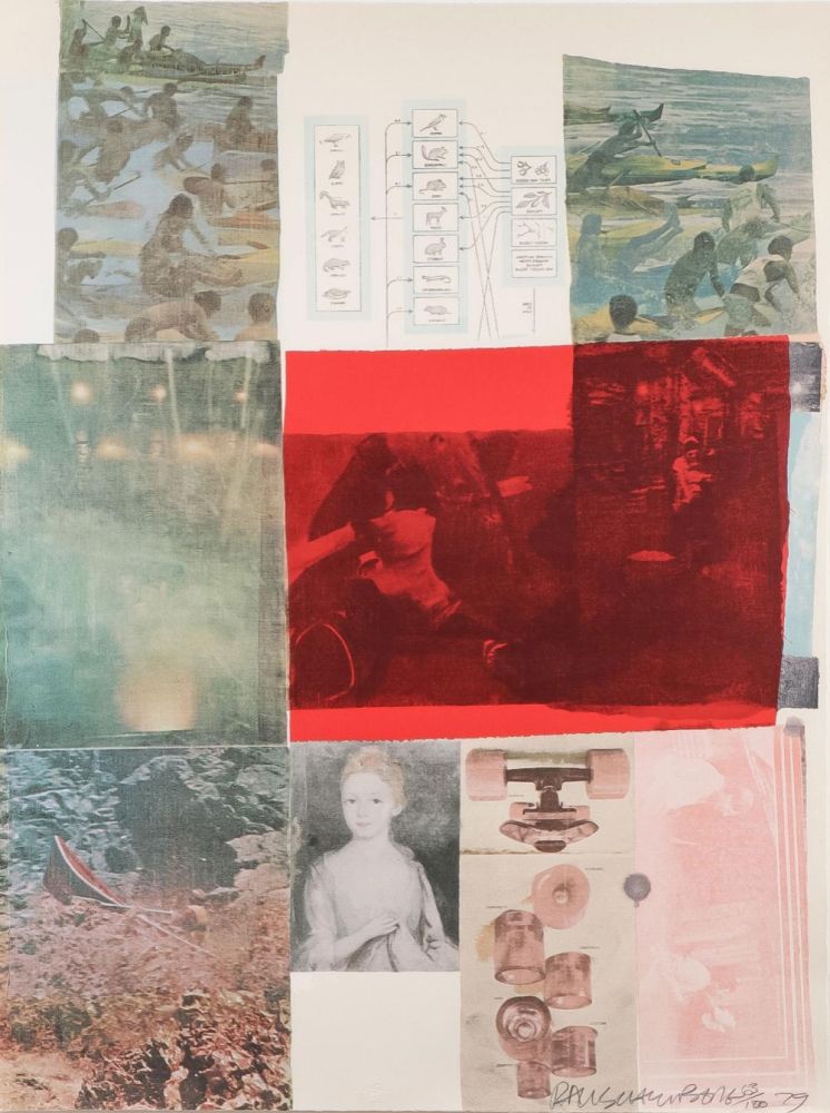 Sérigraphie Rauschenberg - From the Seat of Authority