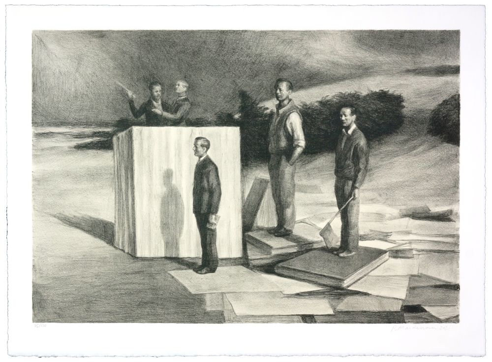 Lithographie Martensen - Front