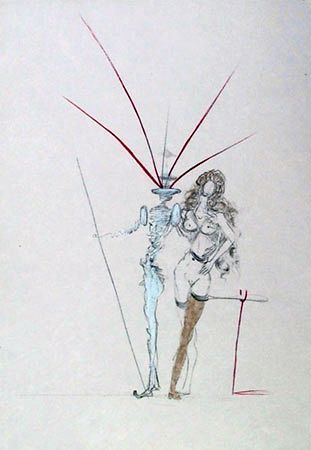 Gravure Dali - Frontispiece