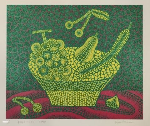 Sérigraphie Kusama - Fruitbasket